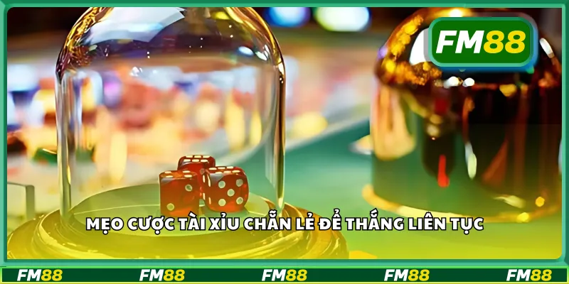 Mẹo cược tài xỉu chẵn lẻ để thắng liên tục
