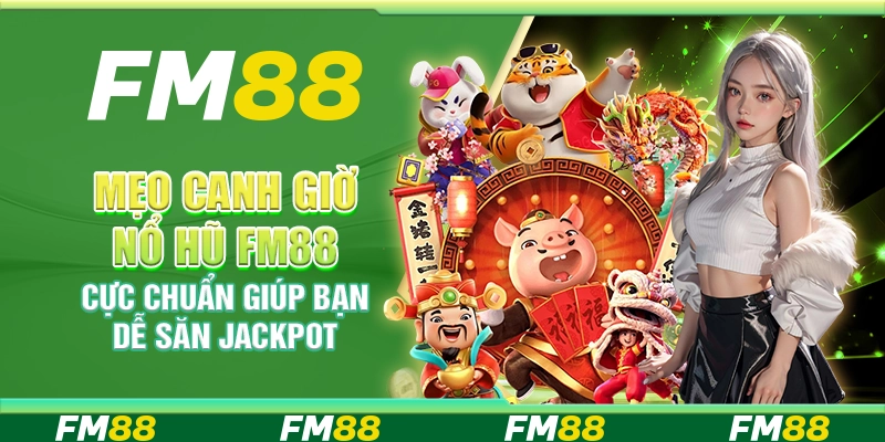 Mẹo canh giờ nổ hũ FM88 cực chuẩn giúp bạn dễ săn jackpot