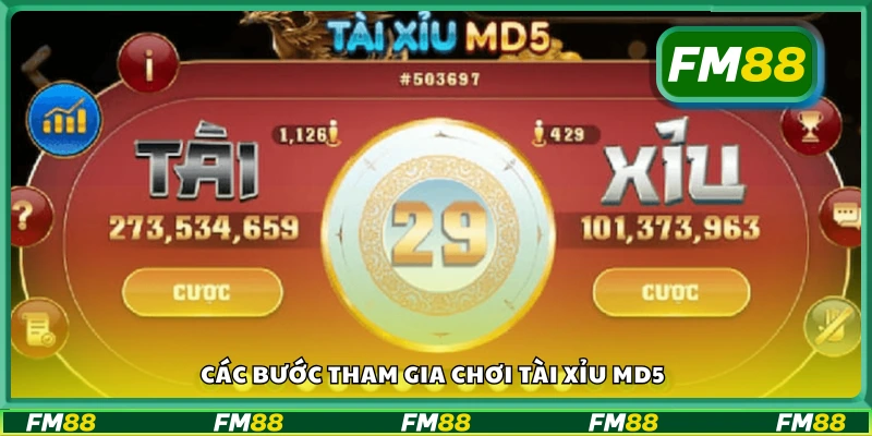 Cách tham gia và trải nghiệm game tài xỉu MD5