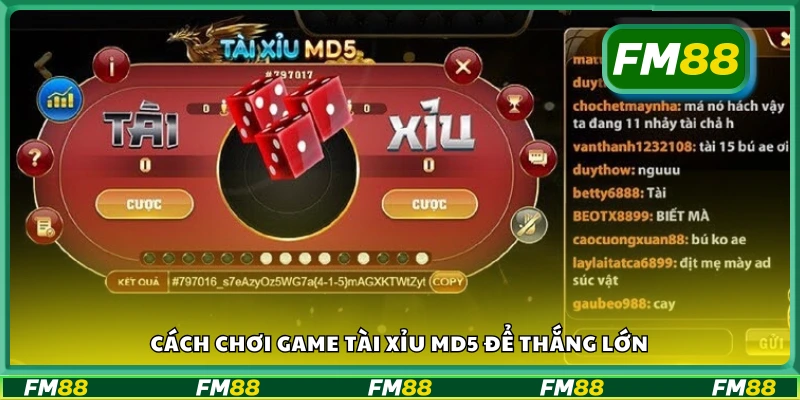 Cách chơi game tài xỉu MD5 dễ hiểu và hiệu quả