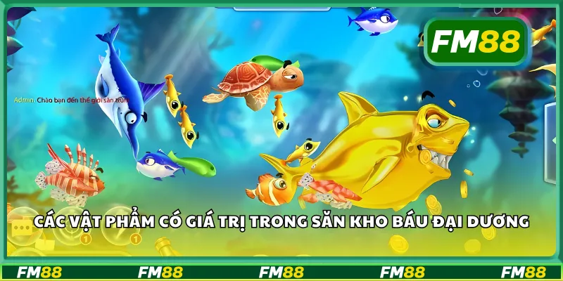 Các vật phẩm có giá trị trong săn kho báu đại dương