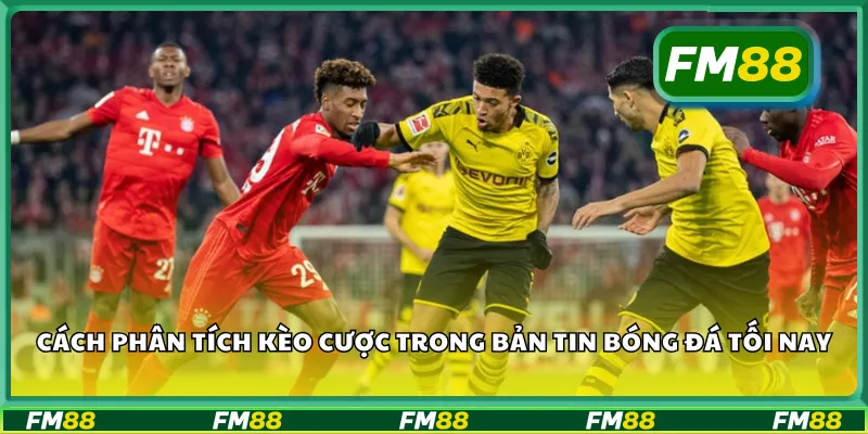 Cách phân tích kèo cược trong bản tin bóng đá tối nay
