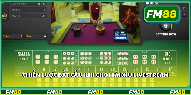 Chiến lược bắt cầu khi chơi tài xỉu livestream