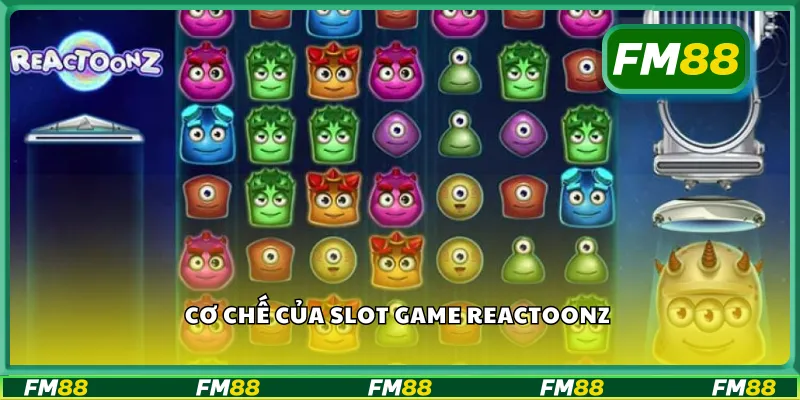 Cơ chế của slot game Reactoonz