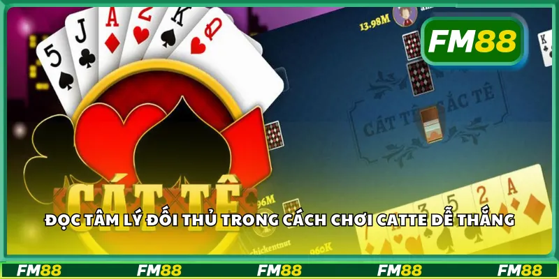 Đọc tâm lý đối thủ trong cách chơi catte dễ thắng