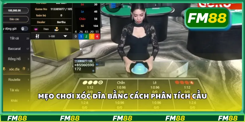Mẹo chơi xóc đĩa bằng cách phân tích cầu