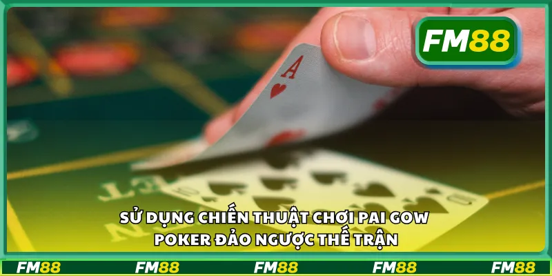 Sử dụng chiến thuật chơi Pai Gow Poker đảo ngược thế trận