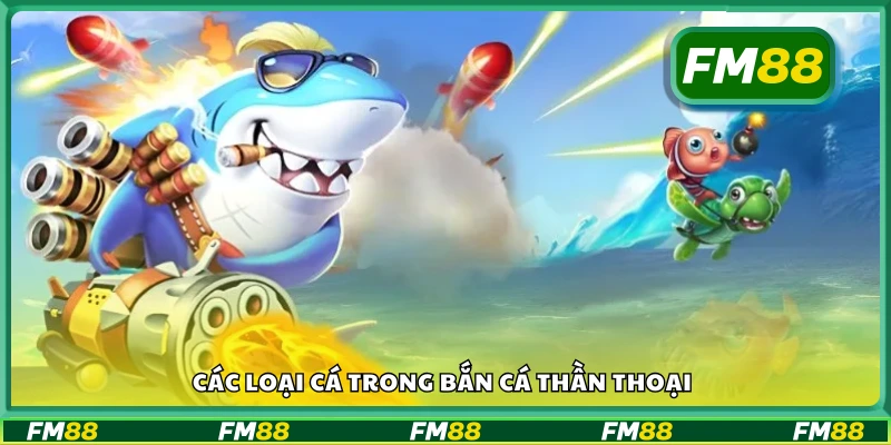 Những loài cá phổ biến xuất hiện trong game