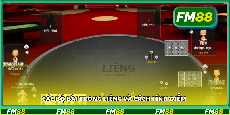 Các bộ bài trong Liêng và cách tính điểm